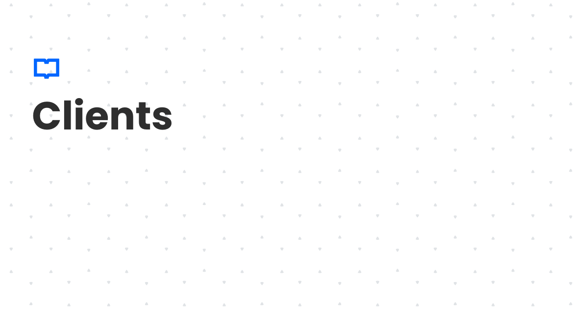 Clients | Client Diary Knowledgebase